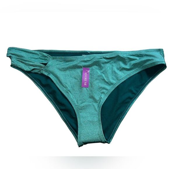 Adore Me Green Swim Bottom New With Tags - Picture 3 of 6